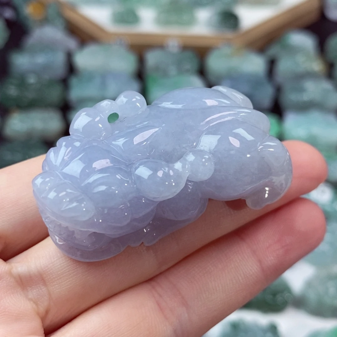 翡翠未镶嵌颈饰天然
