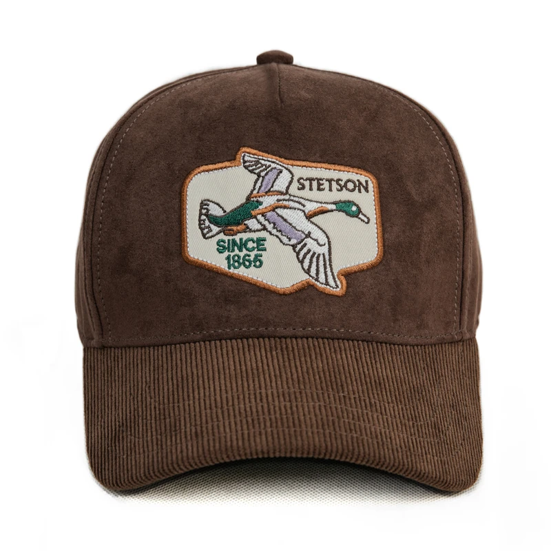 五片大雁卡车司机帽 棒球帽 户外运动 百搭 运动帽复古棕色遮阳