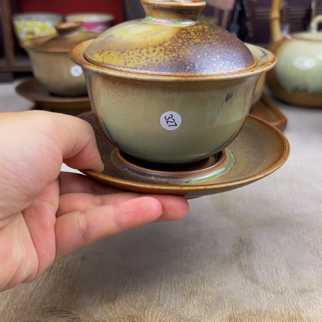 杯纯手工柴烧主人杯微瑕