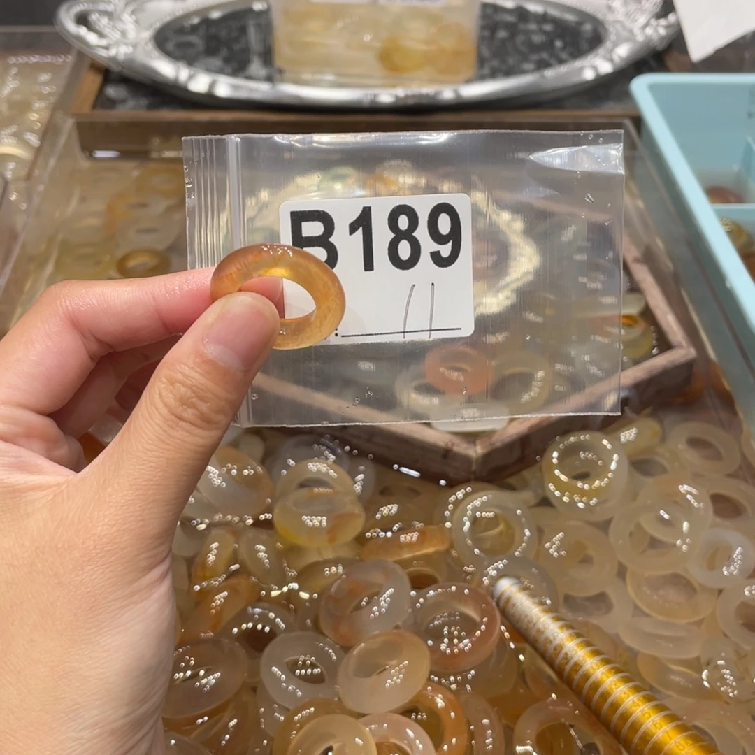 玛瑙/玉髓未镶嵌戒指189