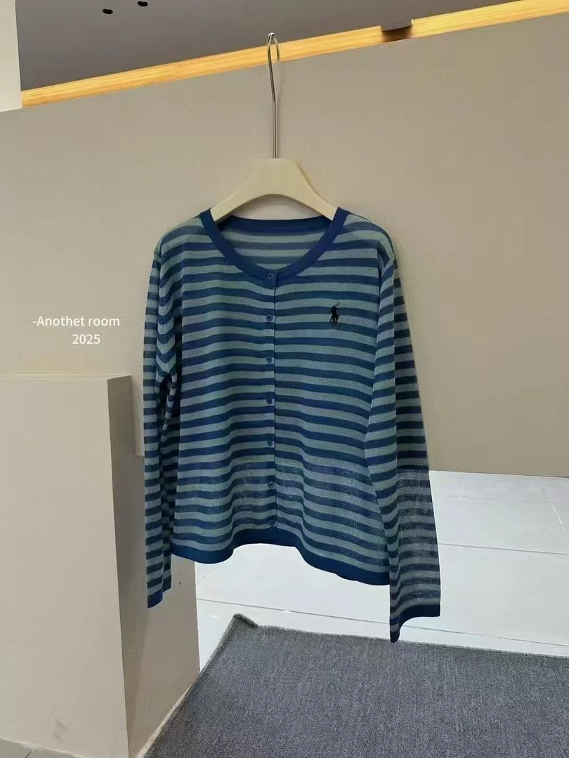 长袖毛针织衫毛衣时尚休闲小众长袖针织防晒衫3066