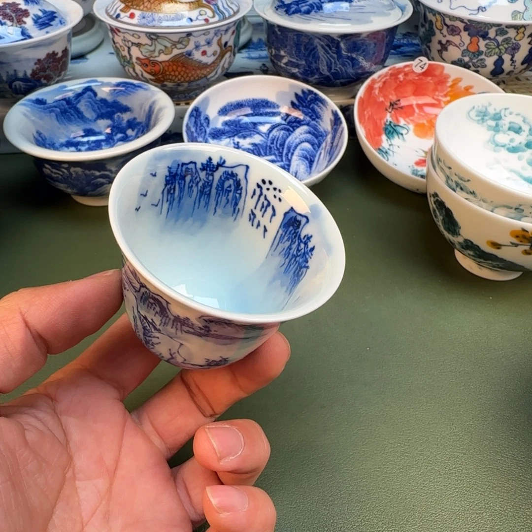 纯手工纯手绘茶具石头15