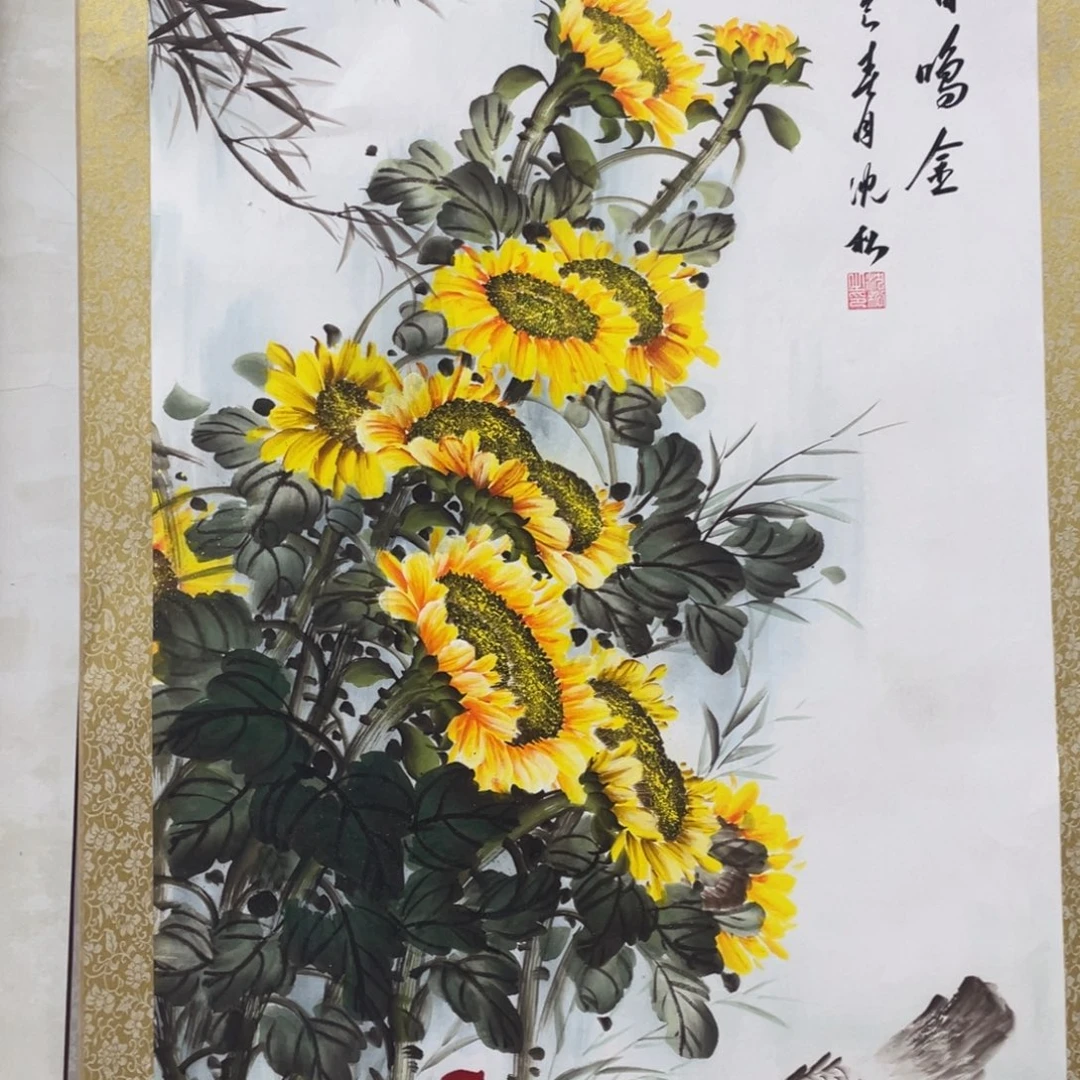 国画老师手笔手绘作品y