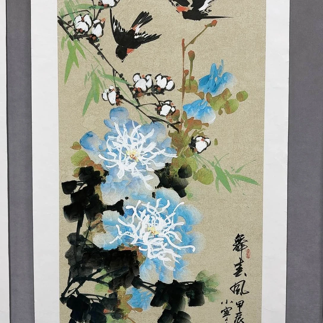 国画国画纯手绘作品请放心去藏