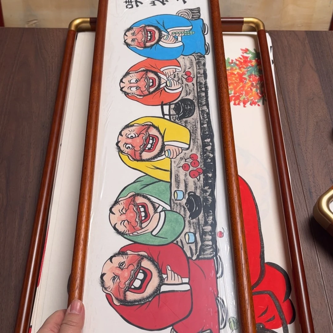 国画纯手绘禅意画作品