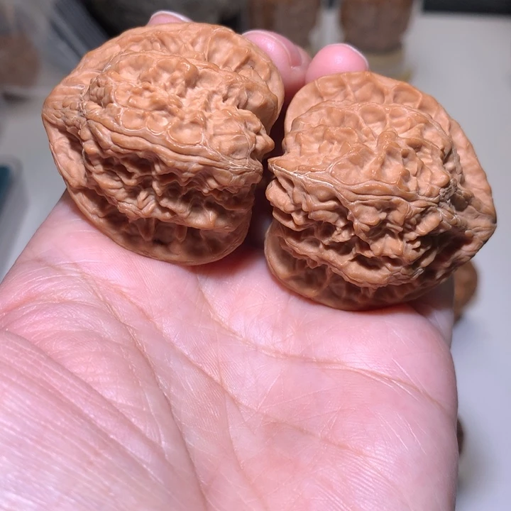 把件文玩核桃火焰马蹄