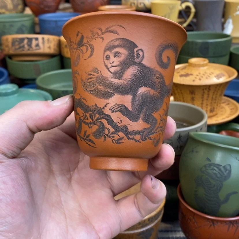 【闪购商品】紫砂杯子宜兴全手工紫砂杯