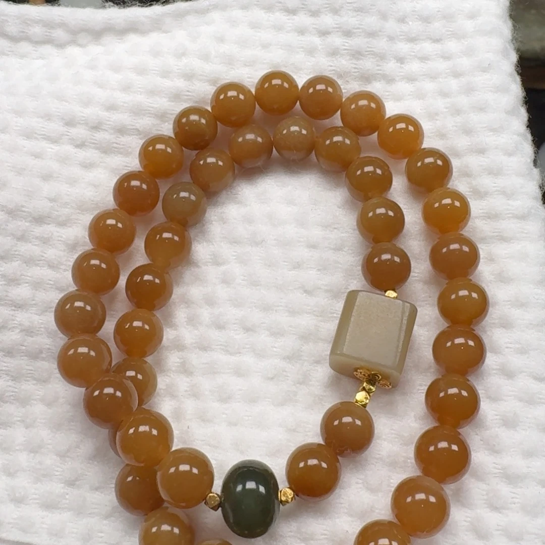 和田玉（糖玉）未镶嵌手链