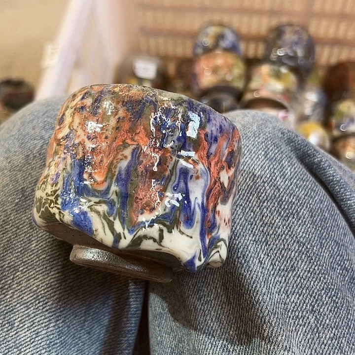 不***君志野茶器茶杯 主人杯