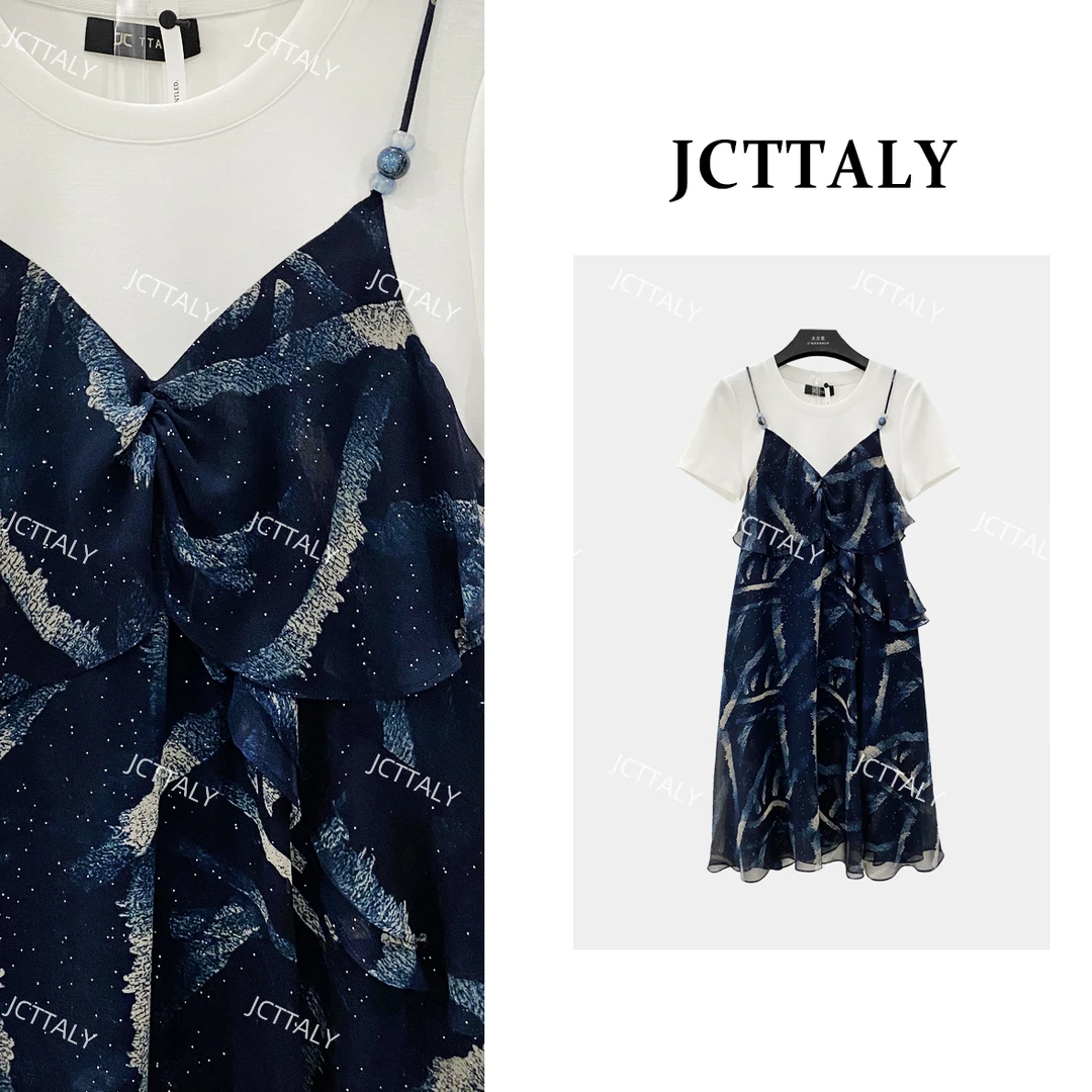 【Linda】【8】夏季显瘦蕾丝时尚气连衣裙A字裙连衣裙NH-A063