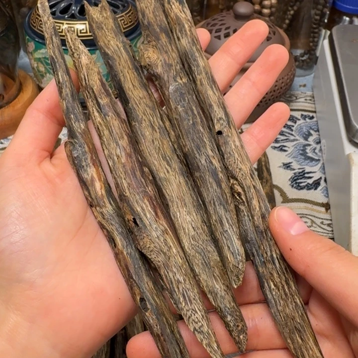 好***教沉香沉香碎屑海南棋楠老白棋虫漏树心油块料57.9克