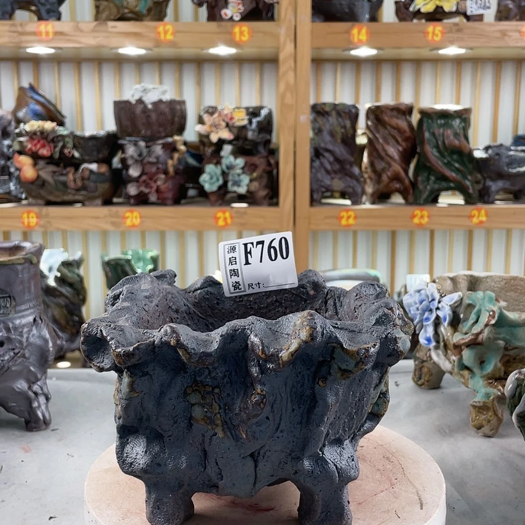 紫砂花盆手工制作默认微瑕760