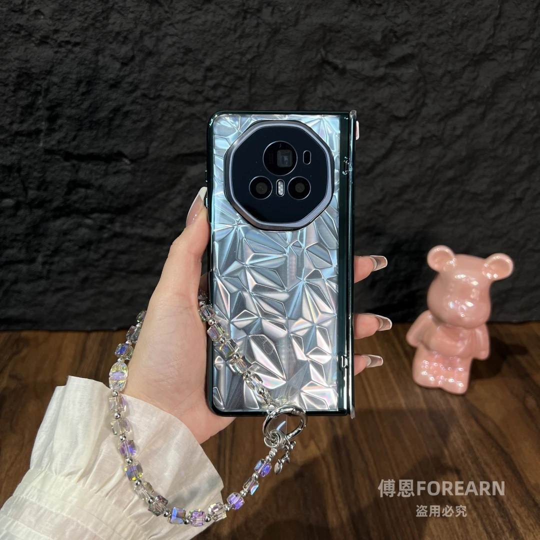 适用于荣耀Magic V3手机壳magicv3支架磁吸保护套女壳膜手链中轴