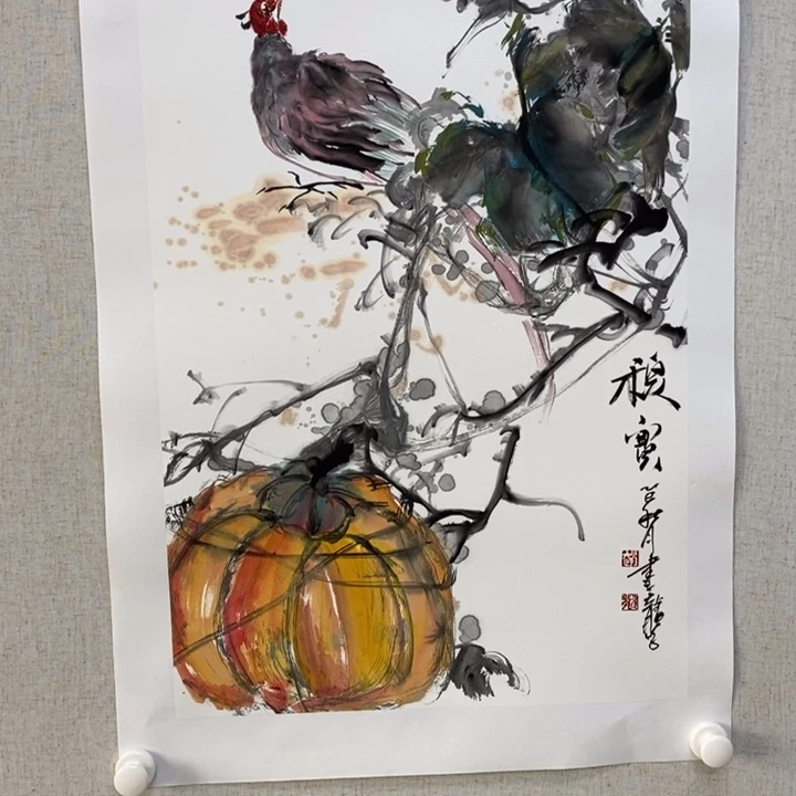 国画亲笔手绘原创