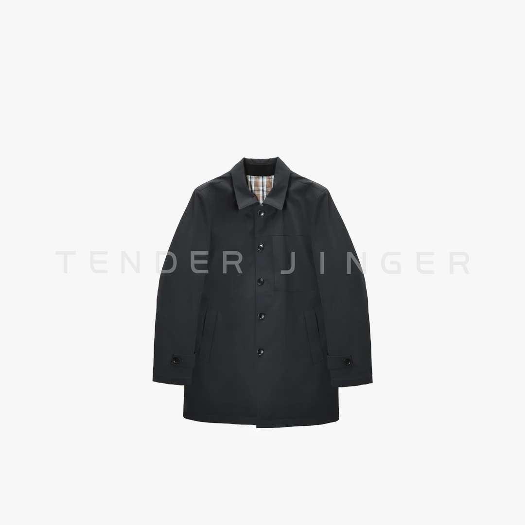 Tender Jinger｜男士冬季气质中长款行政风保暖羽绒服T512DKJ18155
