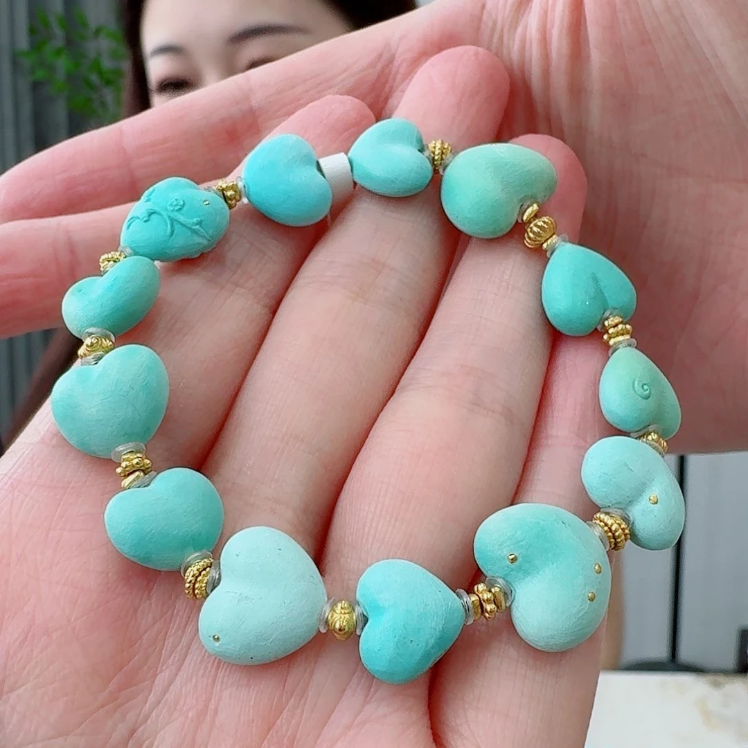 18K金镶嵌绿松石珠宝奇石