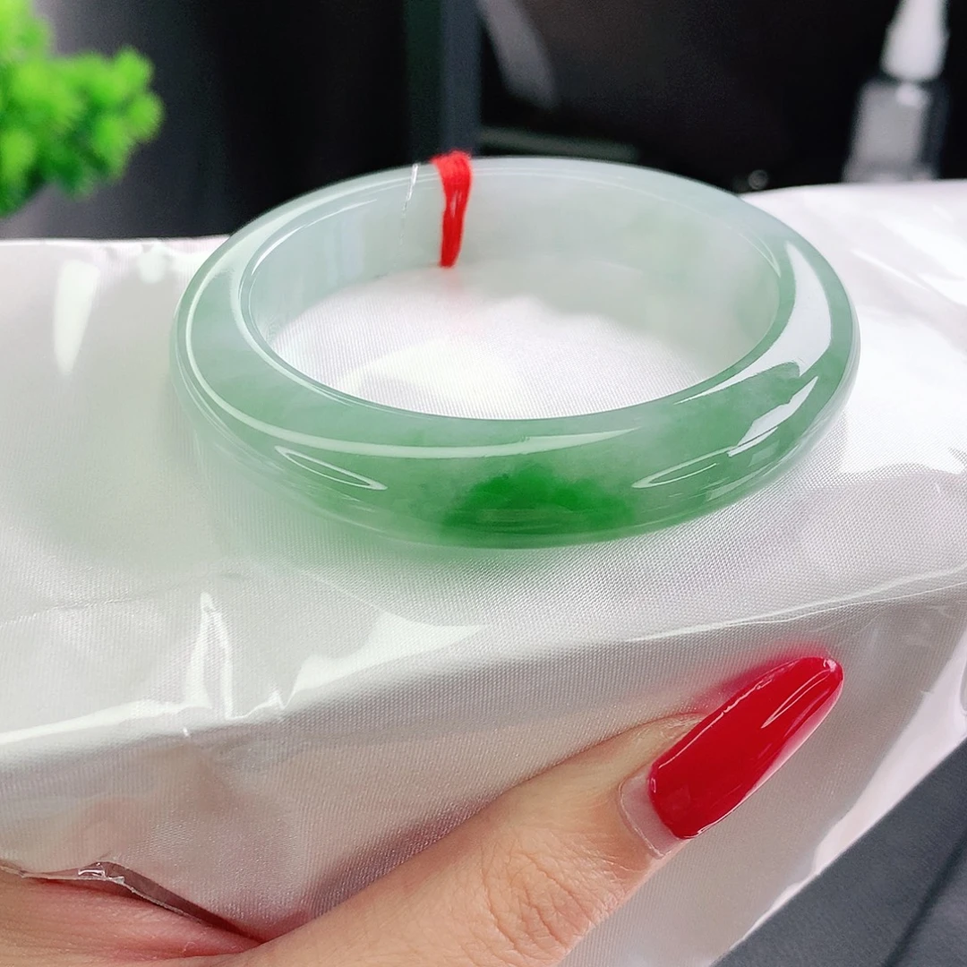 未镶嵌手镯翡翠58圈
