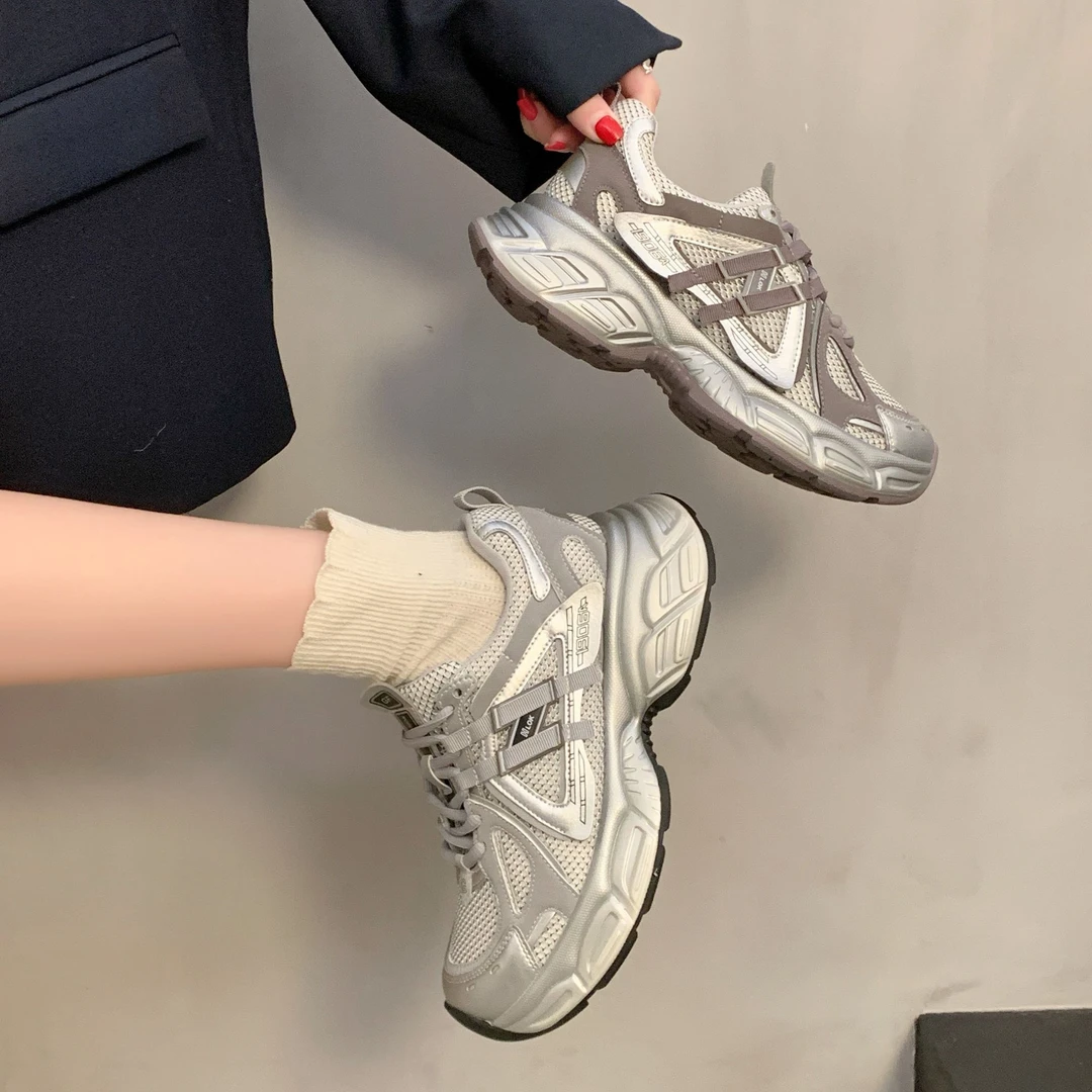 【周总工厂订单】F2516防滑春季双透气韩版老爹鞋百搭爆款休鞋女鞋