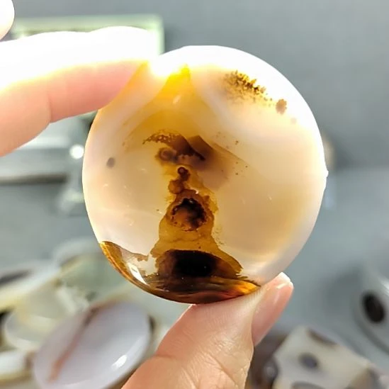 玛瑙/玉髓未镶嵌颈饰高士
