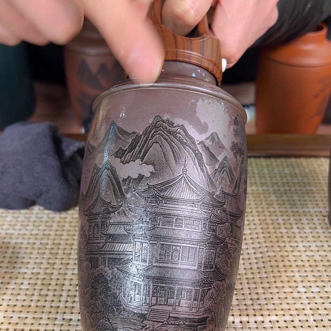 紫砂茶叶罐精品紫砂杯