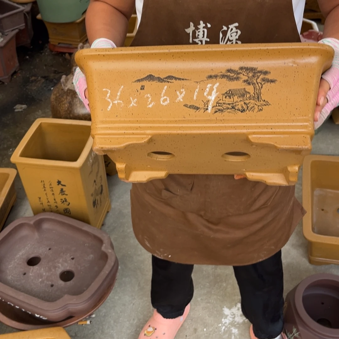 紫砂花盆盆景艺术