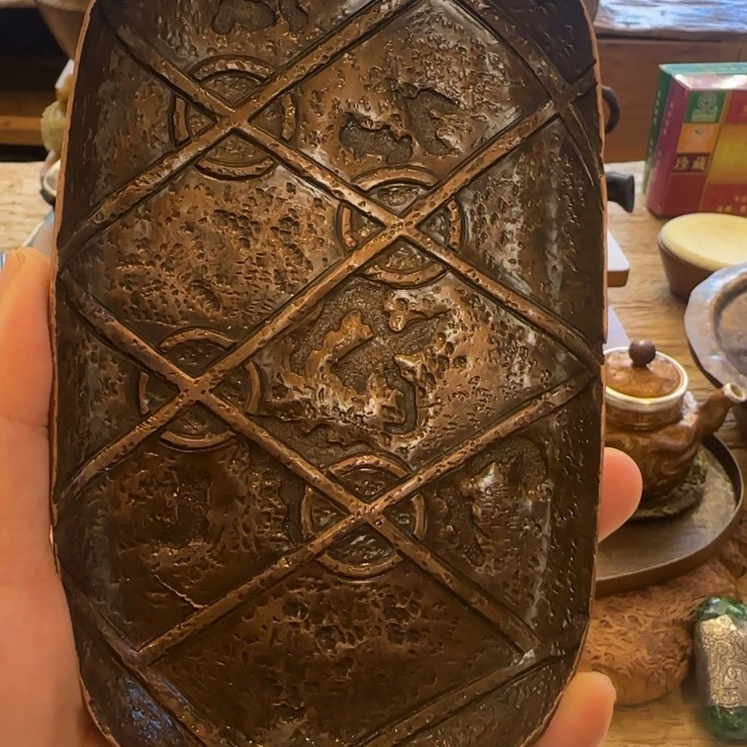 老钱风铜小号茶盘
