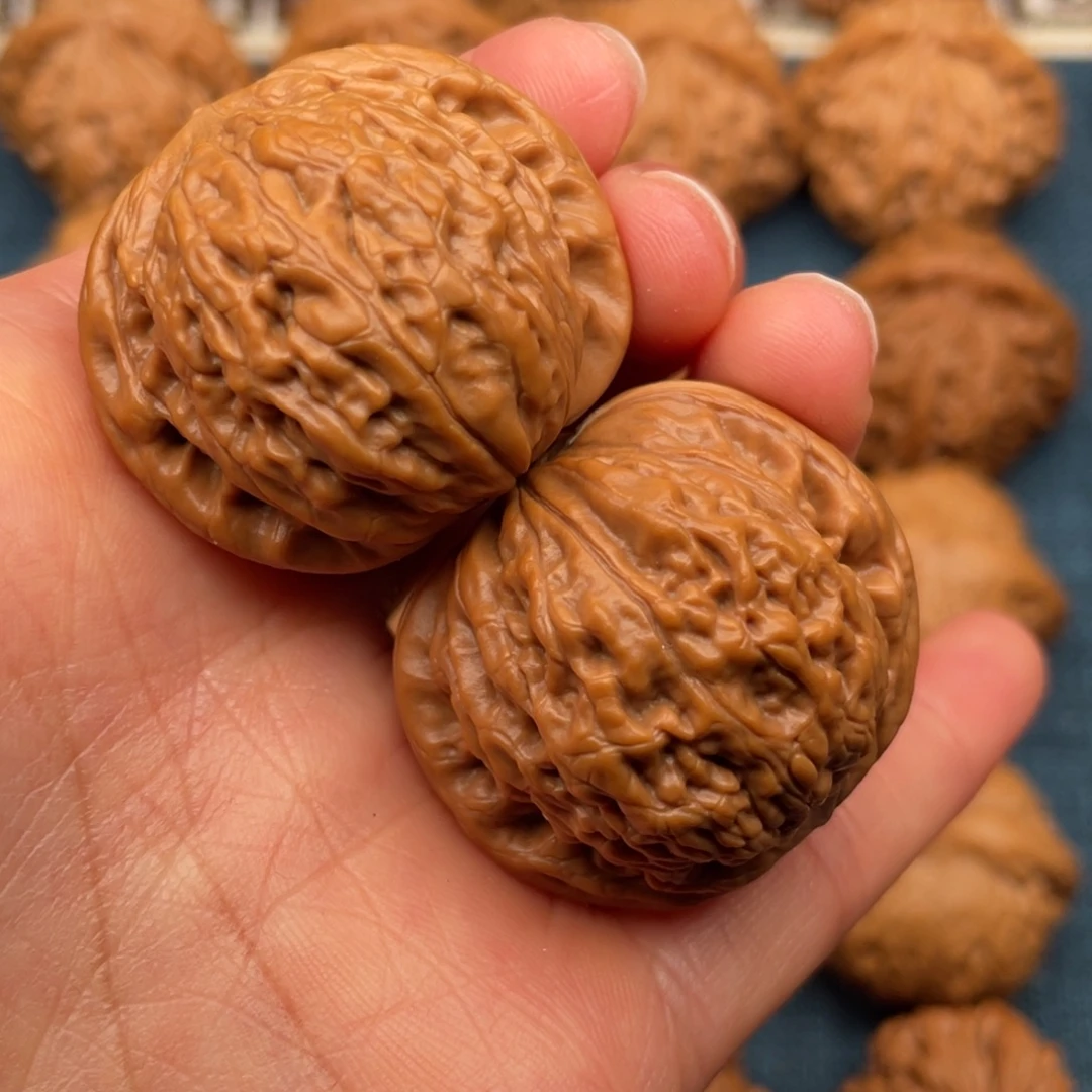 把件文玩核桃36全品毕业球铁锤