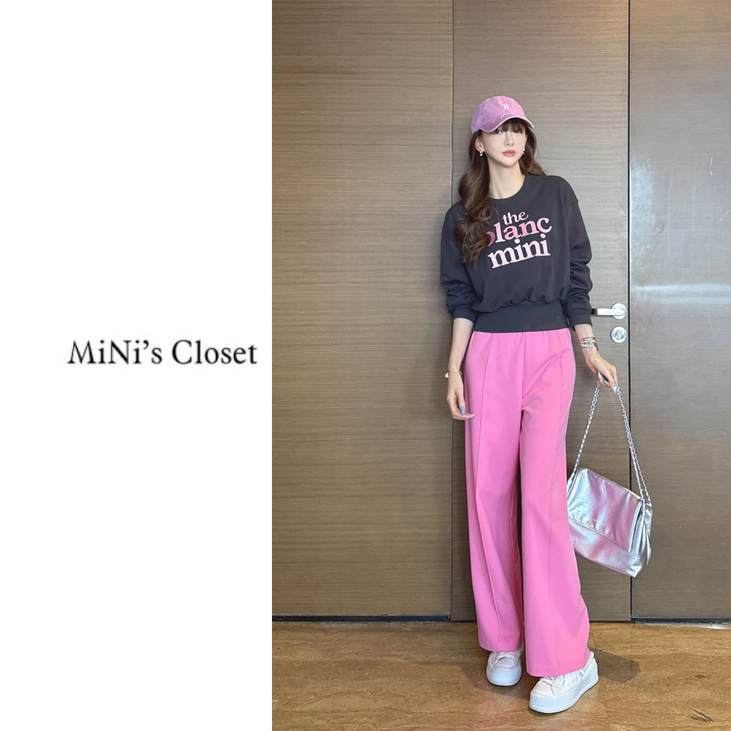 【MiNi推荐】韩版设计师高级感轻奢修身显瘦长裤两件套JE1033