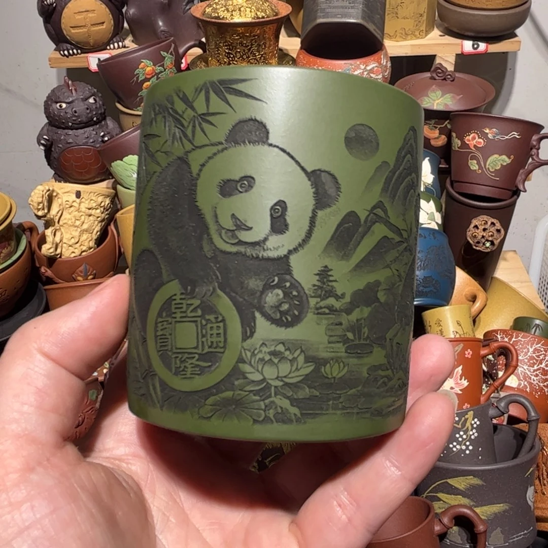 紫砂茶杯宜兴紫砂主人杯