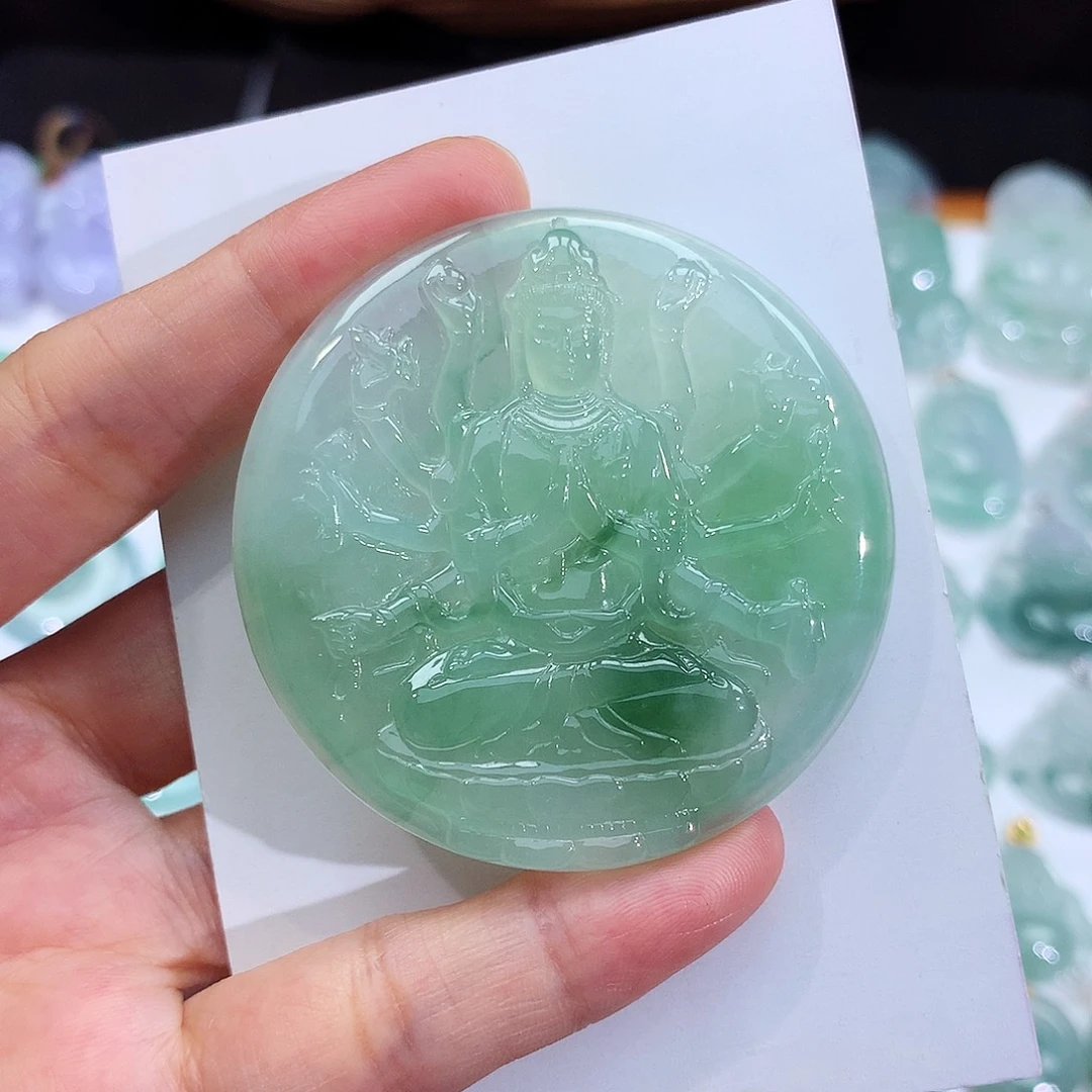 翡翠未镶嵌颈饰翡翠吊坠