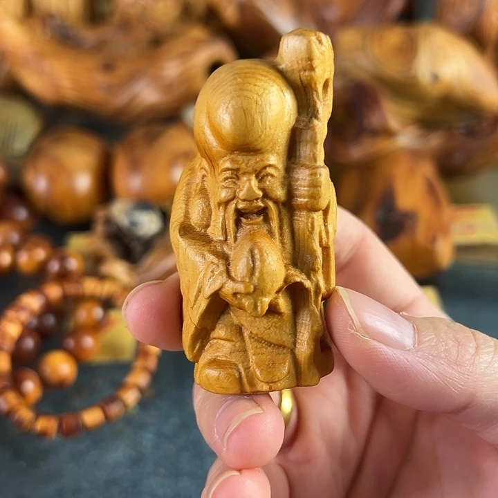 崖柏小根雕摆件12