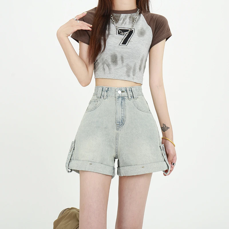 【吉木木】1 牛仔短裤