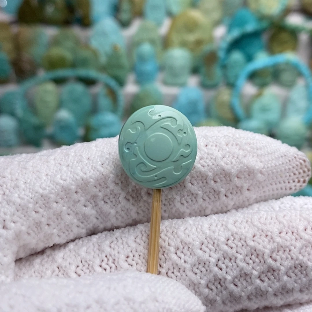 雪***゜绿松石银S925镶嵌绿松石