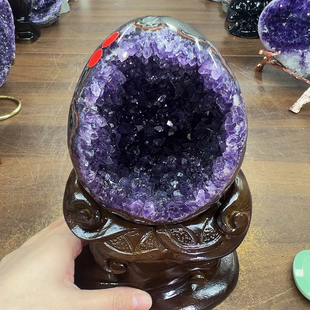 紫晶摆件未镶嵌晶体