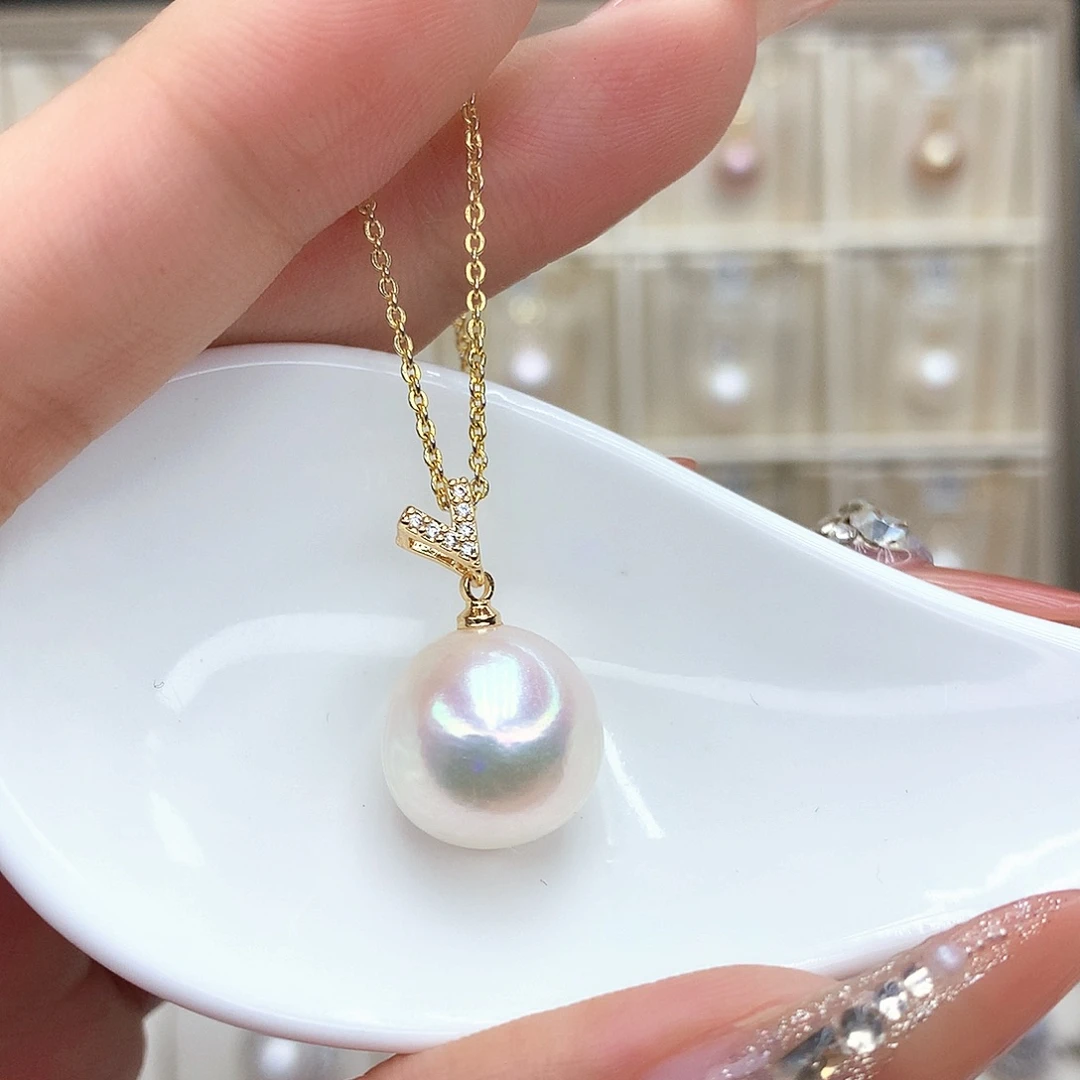 淡水珍珠合金吊坠(赠链)