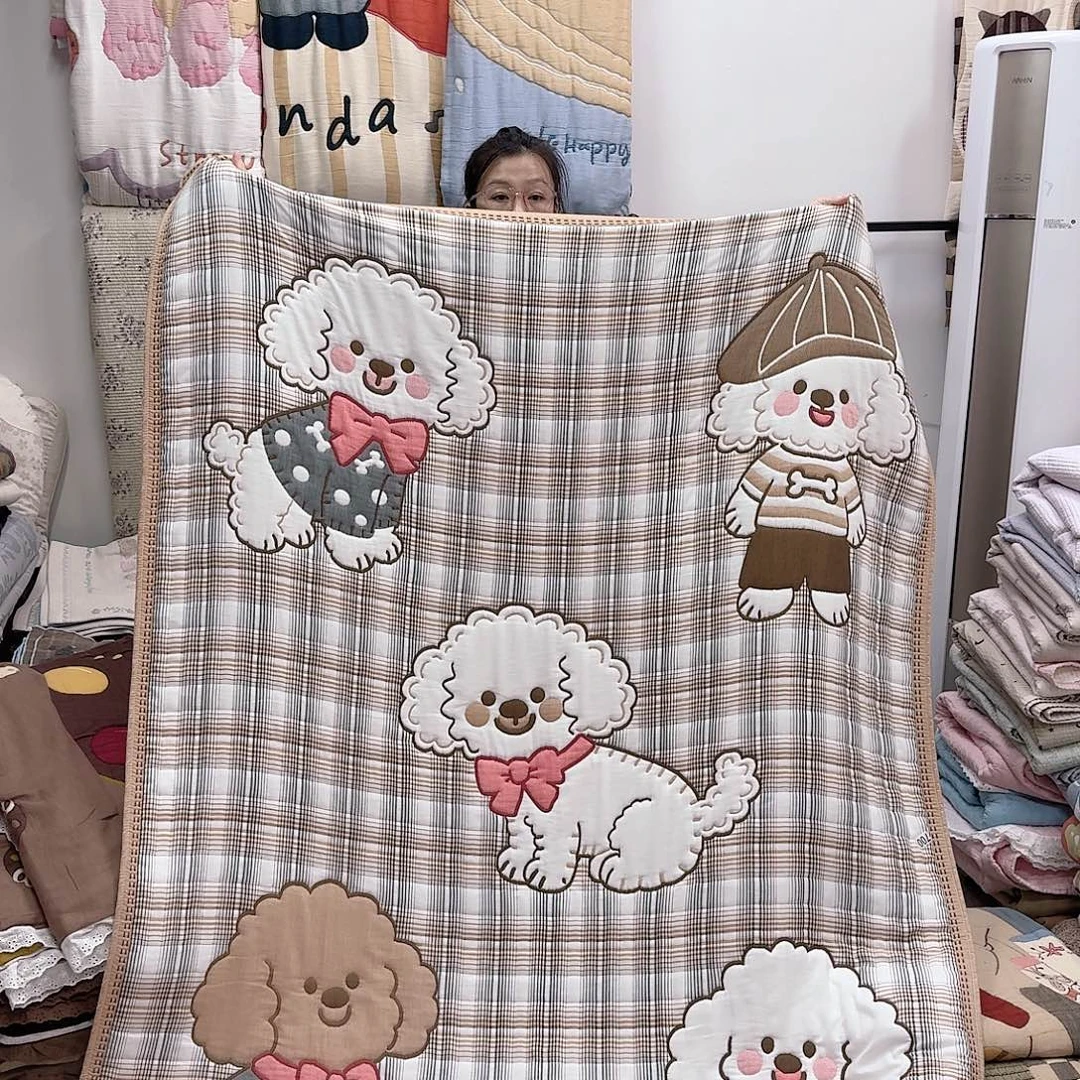 棉1.5/2卡格小狗泡芙被