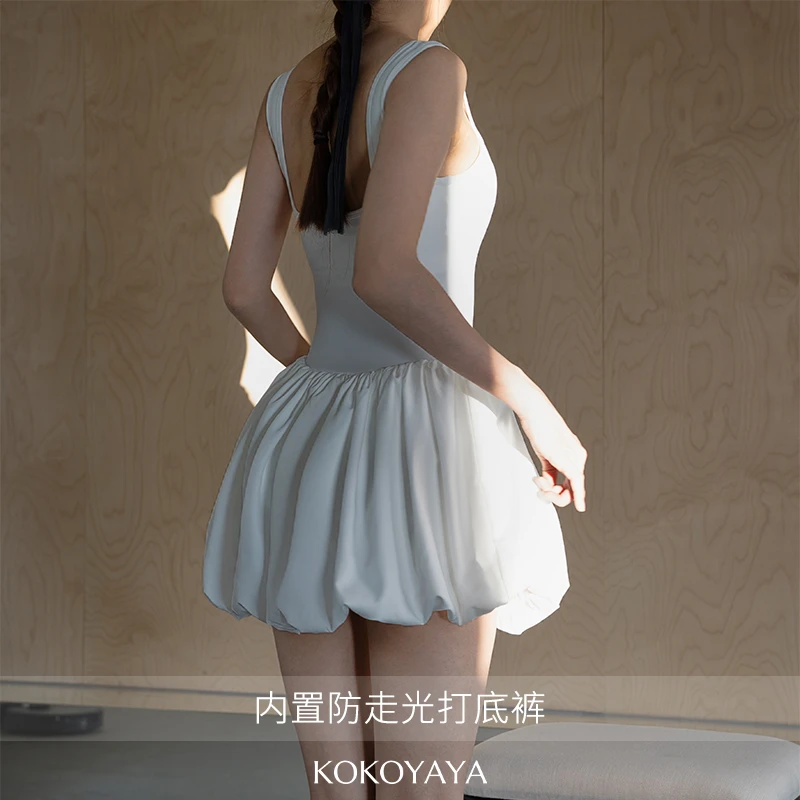 kokoyaya 网球裙女防走光蓬蓬裙新款跑步运动绝美网球服