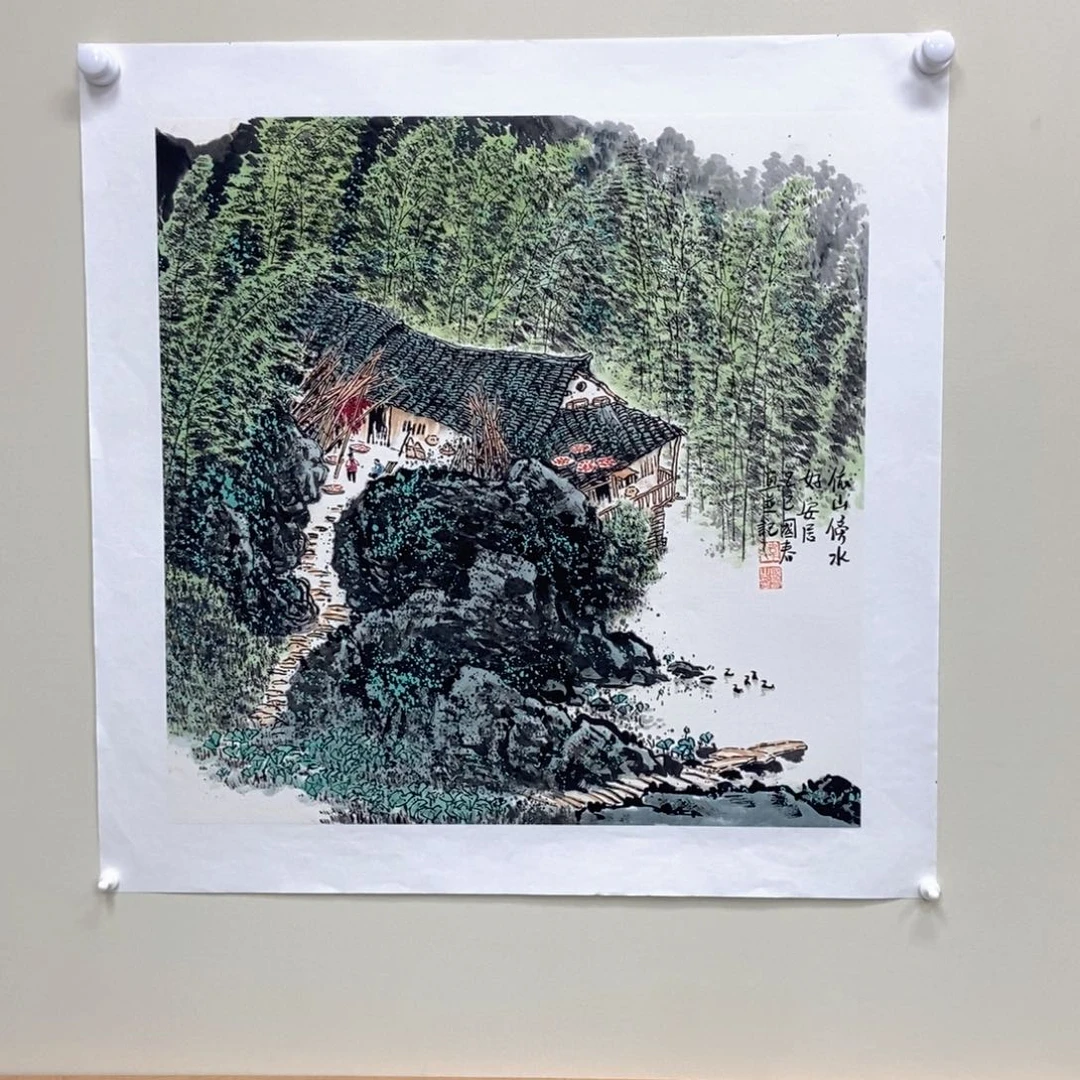 国画韦国春四尺斗方精品佳作