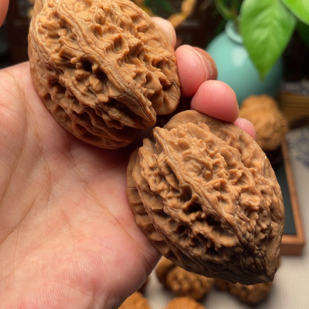 桃核把件全品原桩头货纯野生大沽石42