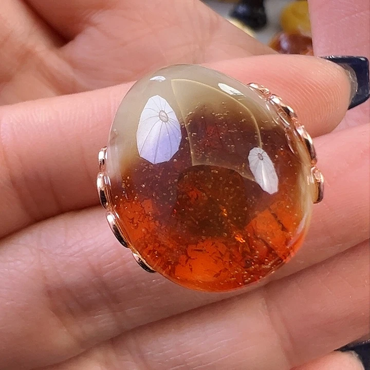 蜜蜡颈饰未镶嵌蜜蜡