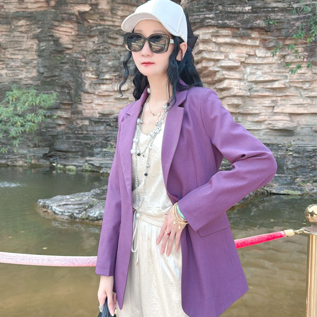 M51I023慕之淇休闲时尚气质收腰显瘦百搭西服外套