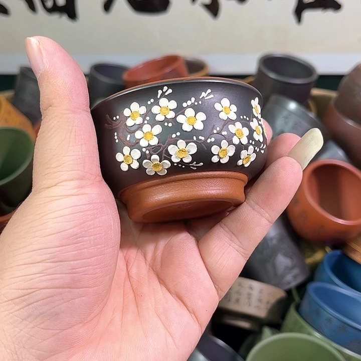 茶杯紫砂全手工紫砂主人杯