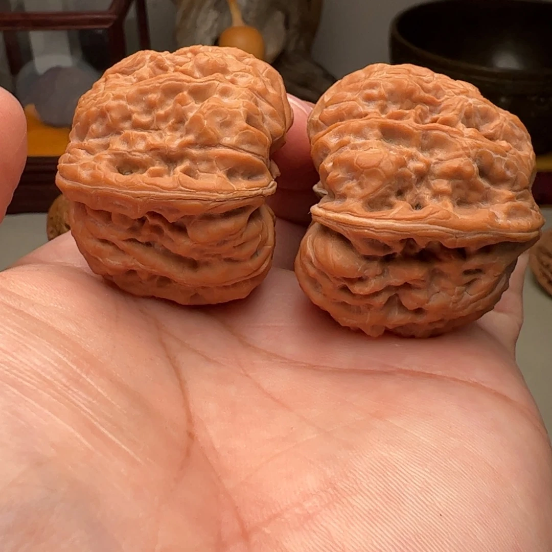 丿***ᵏ吊坠文玩核桃凹底