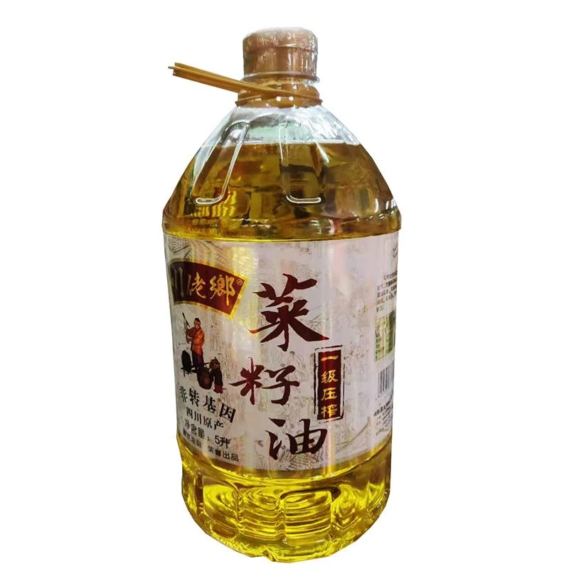 川老乡非转压榨一级菜籽油 *5L/桶