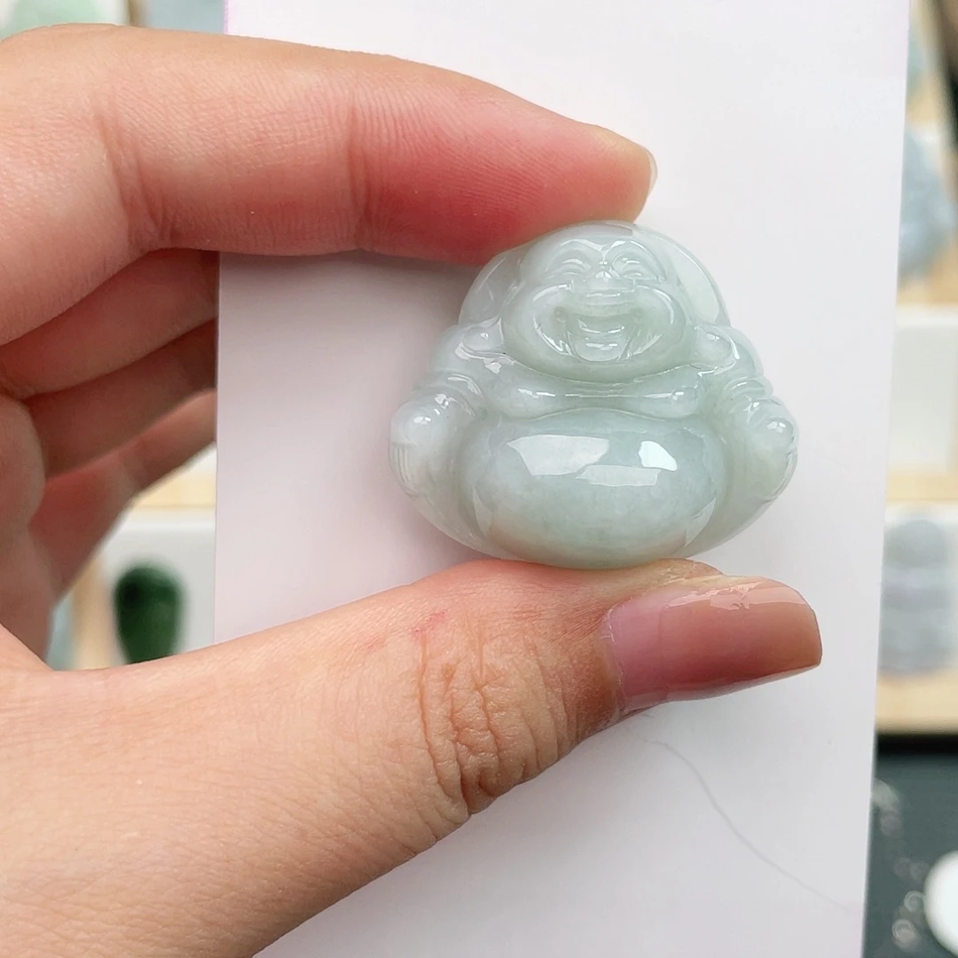 颈饰未镶嵌翡翠佛公