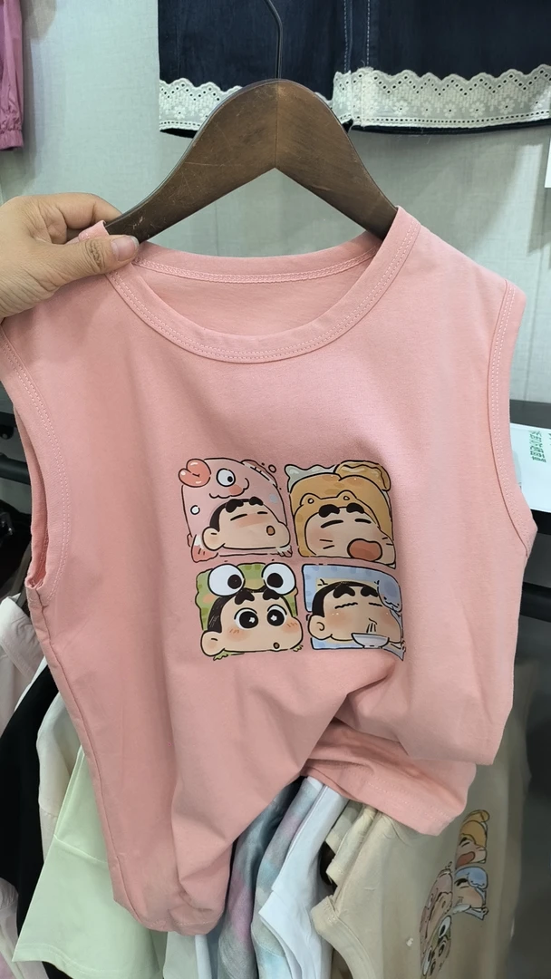 淘淘琪琪家儿童卡通背心30—45