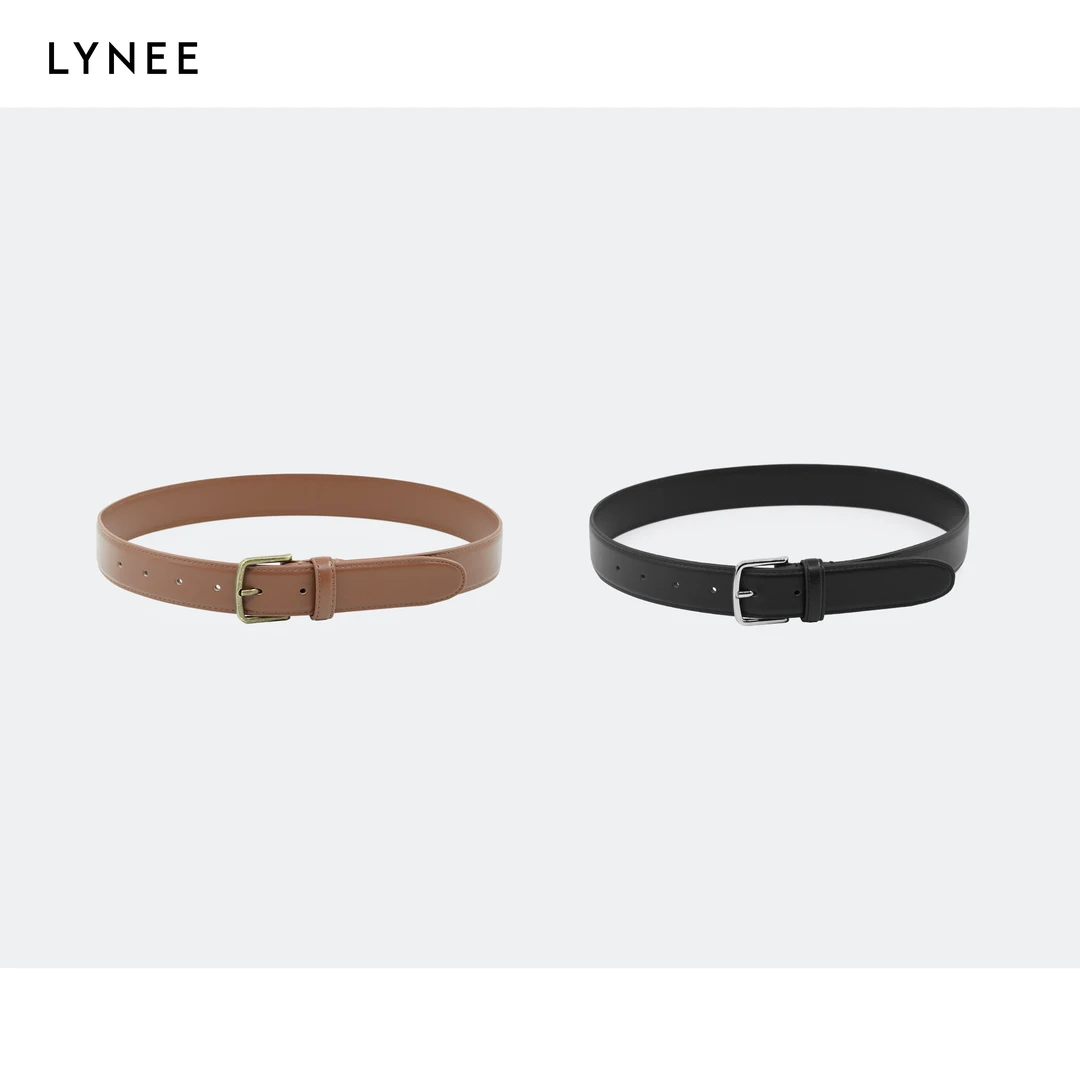 LYNEE  金属头封边皮腰带 LAD2FSA005