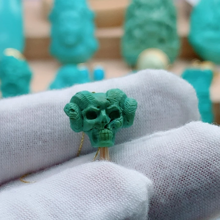 绿松石未镶嵌配饰