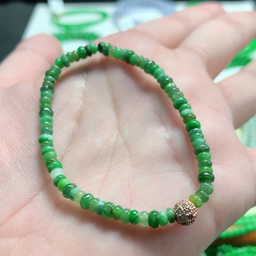翡翠未镶嵌手链翡翠