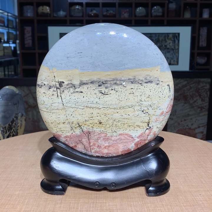 广西国画石摆件，观赏收藏